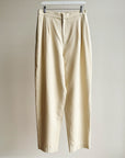 Butter Raw Silk Relaxed Trouser