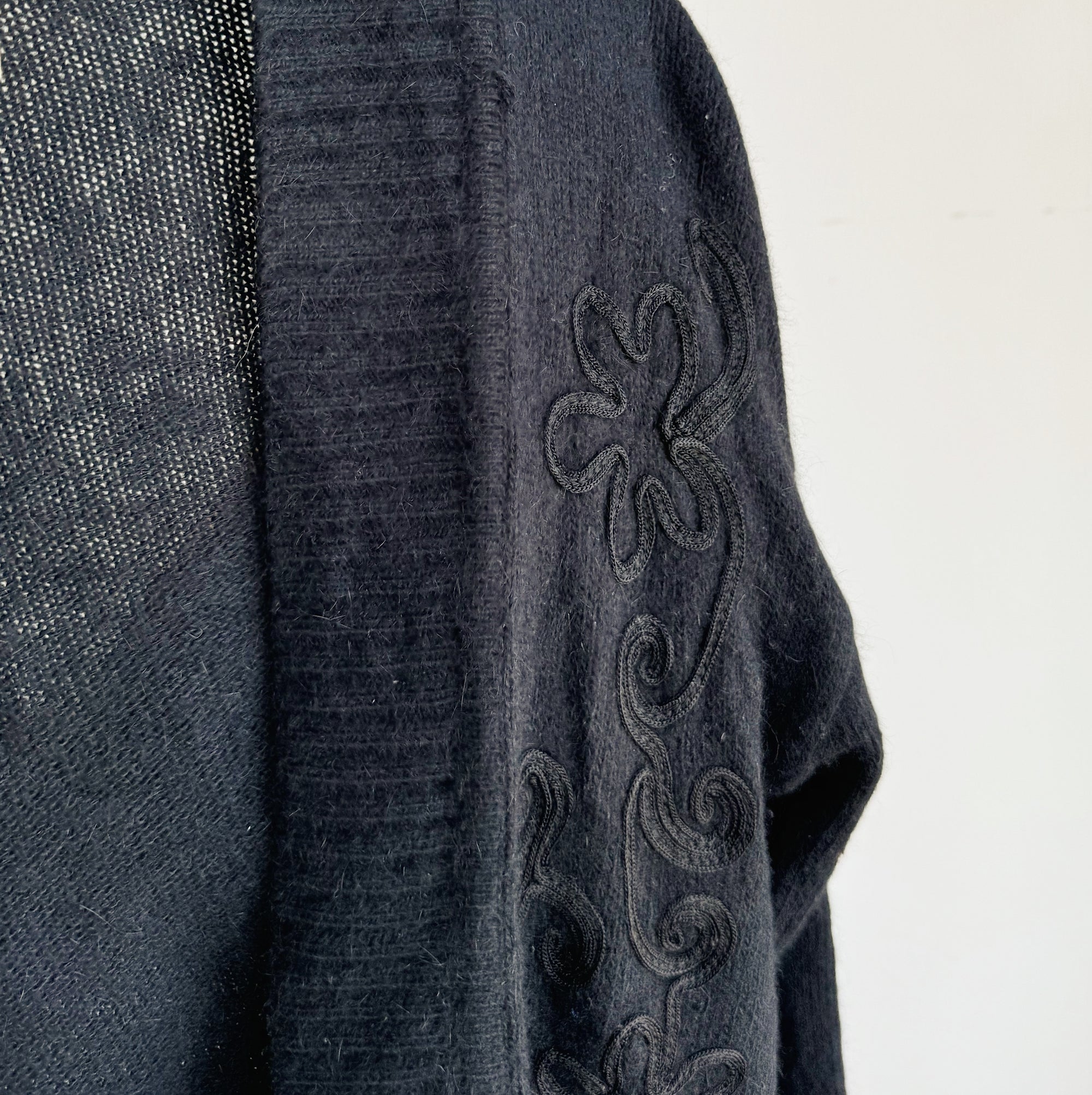 Onyx Cashmere Ballet Cardigan