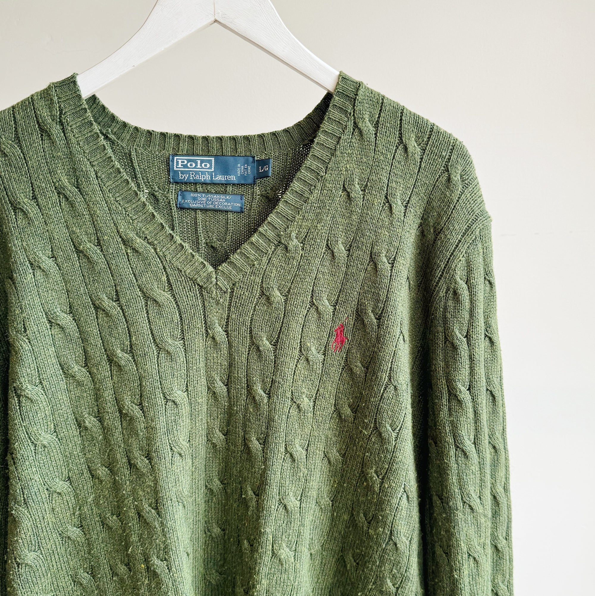 RL Fern Silk Knit Pullover