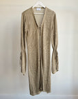 Taupe Cotton Net Cardigan