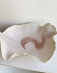 Soft Pink Wavy Ceramic Bowl