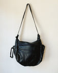 Black Slouchy Leather Bag