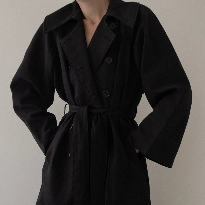 LAUDE the Label | Marin Cotton Twill Trench Coat