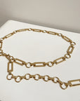 Gold Square Chainlink Belt