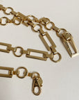 Gold Square Chainlink Belt