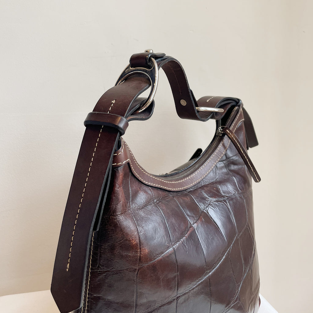 Dooney & Bourke Croc Leather Bag