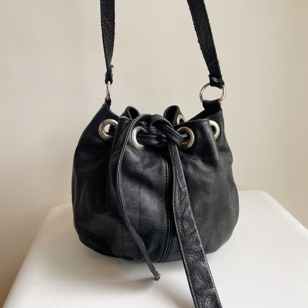 Soot Leather Dumpling Bag