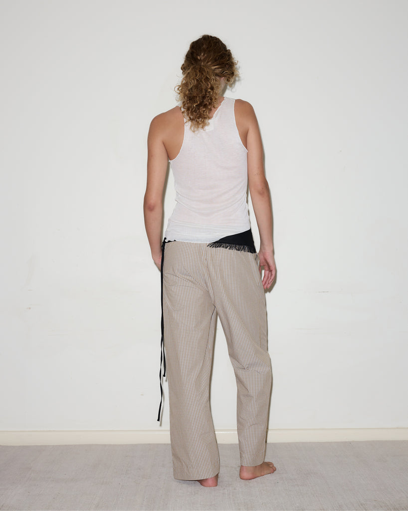 Deiji Studios | Ease Trouser in Desert Check