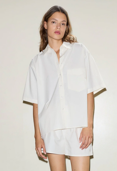 Deiji Studios | Short Sleeve Shirt in Off White – Hey Jude