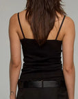 Pradegal | Seela Wool + Silk Sleeveless in Black