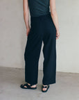 a.ren | Woven Cotton + Linen Wide Pants