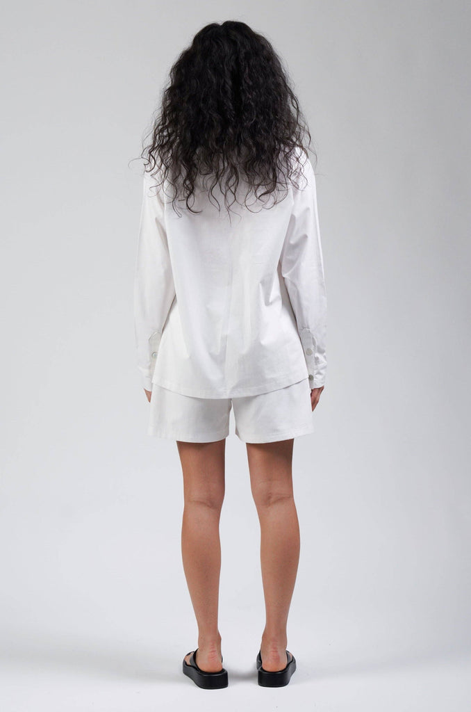 Wildflo Studio | Organic Poplin Shirt in White