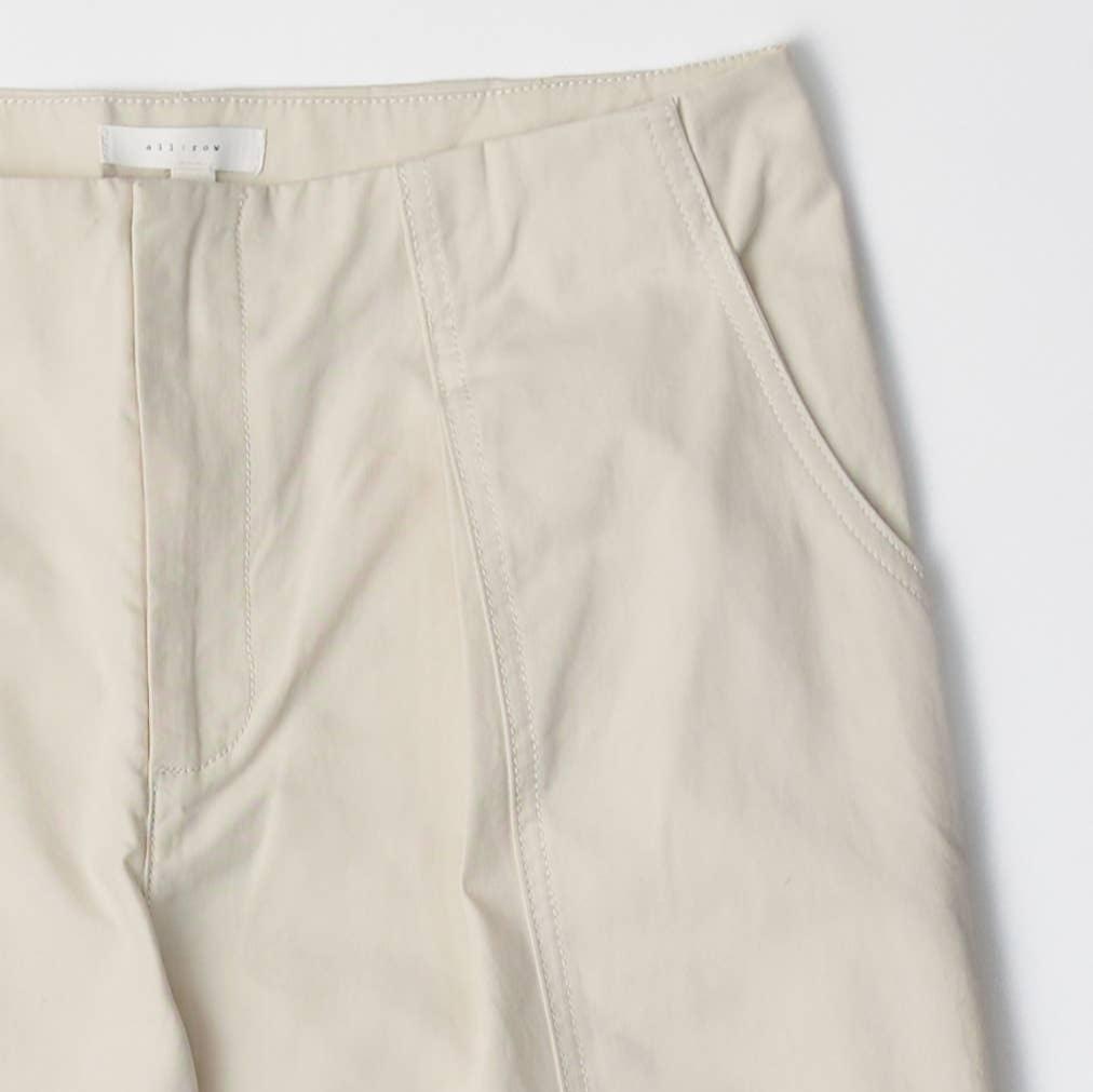 All Row | Hansen Wide Leg Utility Pants in Bone