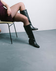 Balagan Studio | Martha High Boots in Black