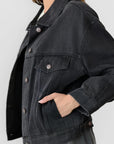 MOD REF | Washed Black Denim Jacket