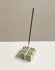 Glass Tile Incense Holder | Sage